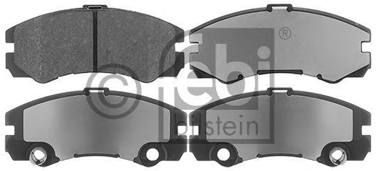 Комплект гальмівних колодок передн , ISUZU TROOPER II, TROOPER III  OPEL FRONTERA A, FRONTERA A SPORT, FRONTERA B, MONTEREY A, MONTEREY B 2.0-3.5 08.91-08.04  арт. 116157