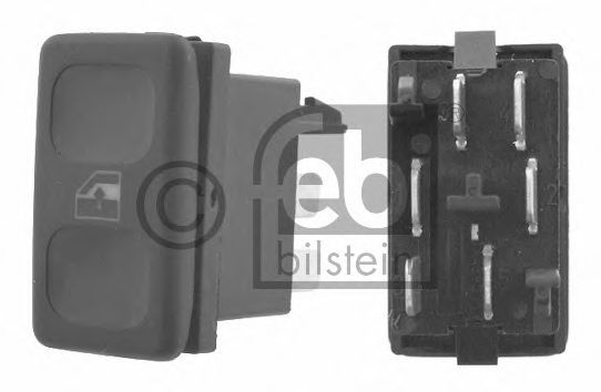 FEBI VW вимикач склопідйомника Golf ||, Jetta ||, SEAT Cordoba 96-  арт. 14080