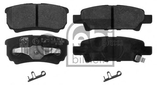 FEBI MITSUBISHI гальмівні колодки дискові Lancer kombi 03- задн. LPR арт. 16774