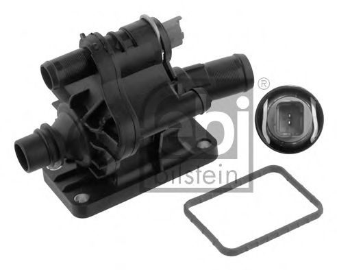 FEBI CITROEN термостат з корпусом Berlingo 1,6HDI 05-, FORD 1,4-1,6TDCI 04-, FIAT.  арт. 36036
