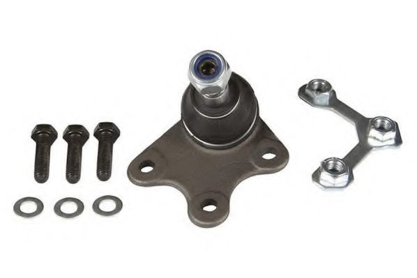 Шарова опора Лів (нижн передн) (діаметр конуса 18,2mm) AUDI A2  SEAT CORDOBA, IBIZA III, LEON, TOLEDO II  SKODA FABIA I, FABIA I PRAKTIK, FABIA II, FABIA II PRAKTIK, ROOMSTER 1.0-2.0 10.98- JPGROUP арт. SKBJ0413