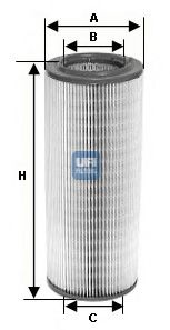 Акция Фільтр повітряний 1.6MJET 16V, 1.9MJET 16V FIAT Punto 03-10, Idea 03-12; LANCIA Musa 04-12  арт. 2734100