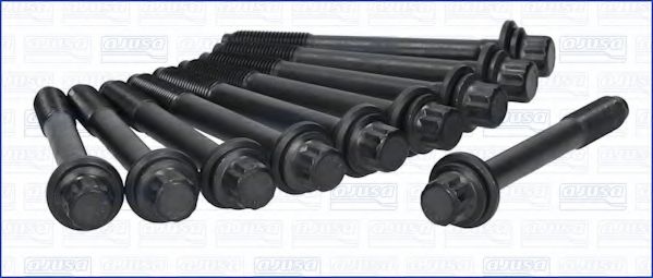 Комплект болтiв з головкою системи torx з чорного металу ELRING арт. 81024100