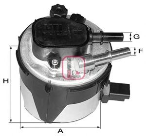 S 5170 GC SOFIMA Фільтр палива  арт. S5170GC