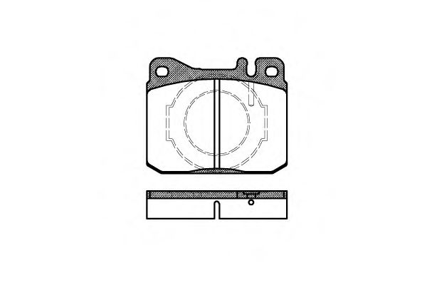 REMSA VW датчик (2 шт.) зносу гальм. колодок передн. Touareg 02-  арт. 001040