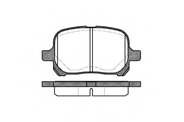 REMSA TOYOTA гальмівні колодки передн.Camry 96- LPR арт. 062100