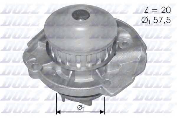 a_Помпа Dolz AUTOBIANCHI/FIAT/LANCIA Y10/Panda/Y10 (Ypsilon) 