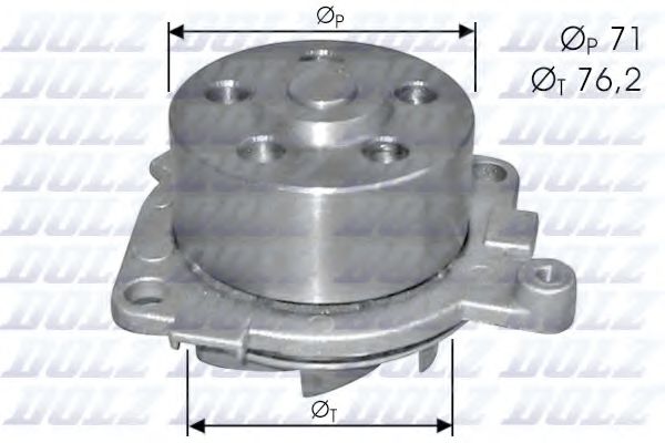 DOLZ FIAT помпа води Alfa, Bravo,Brava 1.8 16V 95- BGA арт. S210