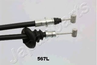 JAPANPARTS MITSUBISHI трос ручн.гальма лів.Carisma 95-  арт. BC567L