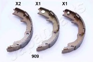 JAPANPARTS MITSUBISHI К-т колодок стоянкового гальма ASX, Lancer 08-, Outlander 06- NIPPARTS арт. GF909AF
