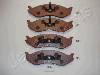 JAPANPARTS JEEP гальмів.колодки передн. Grand Cherokee,Kia Carnival  арт. PA057AF