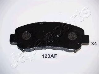 JAPANPARTS NISSAN гальмівні колодки передн Qashqai,X-Trail 07-  арт. PA123AF