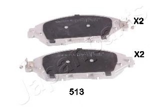 JAPANPARTS NISSAN гальмівні колодки передн.Murano 16-,Pathfinder IV 14-  арт. PA513AF
