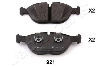 JAPANPARTS CHRYSLER гальмівні колодки перед.Crossfire, DB 4,3/5,5 W202/210 AMG 97- ATE арт. PA921AF
