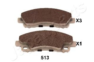 JAPANPARTS MITSUBISHI колодки гальмівні Canter 12-  арт. PP513AF