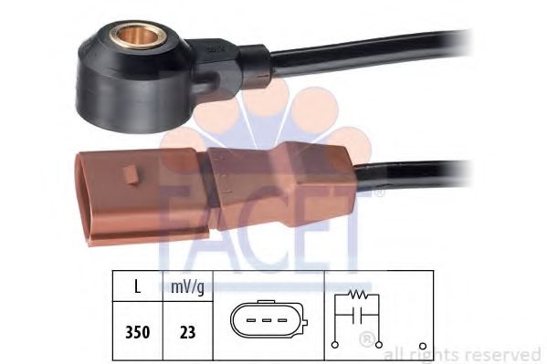 Датчик детонації Vw Bora 1.6 (98-05) (9.3118) Facet  арт. 93118
