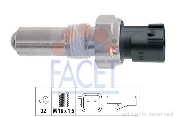 7.6283 FACET Датчик заднього ходу  арт. 76283