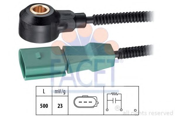 Датчик детонації Audi A5 1.8 tfsi (07-17) (9.3163) Facet  арт. 93163