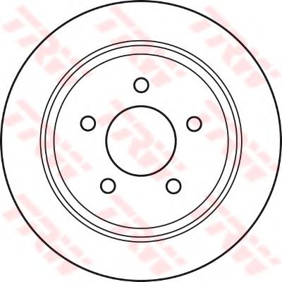 Диск гальмівний задн Лів/Прав JEEP GRAND CHEROKEE I, WRANGLER I, WRANGLER II 2.4-5.9 09.91-04.07  арт. DF4878