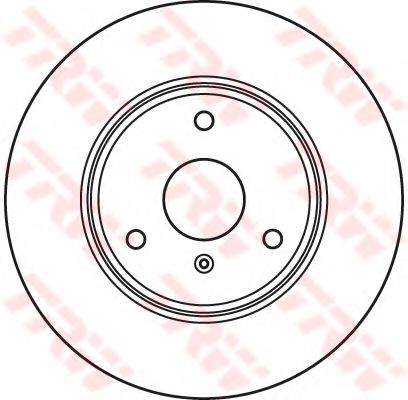 Диск гальмівний передн Лів/Прав SMART CABRIO, CITY-COUPE, CROSSBLADE, FORTWO 0.6-Electric 07.98-  арт. DF4961
