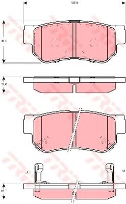 Гальмівні колодки JAPKO арт. GDB3298