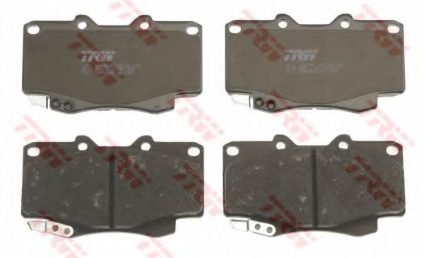 Комплект гальмівних колодок передн , TOYOTA FORTUNER, HILUX, HILUX VI, HILUX VII, LAND CRUISER 90 2.4D-3.4 03.96-  арт. GDB3428