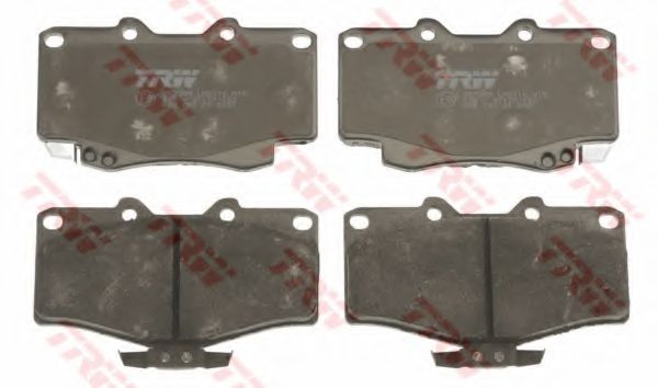 Комплект гальмівних колодок передн , TOYOTA 4 RUNNER I, 4 RUNNER II, 4 RUNNER III, HILUX IV, HILUX V, HILUX VI, LAND CRUISER, LAND CRUISER 80, LAND CRUISER 90  VW TARO 2.2-4.5 11.84-  арт. GDB797