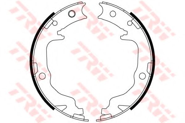 Тормозные колодки барабанные NIPPARTS арт. GS8804