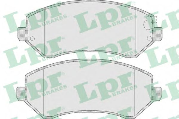 05P1005  LPR - Гальмівні колодки до дисків  арт. 05P1005