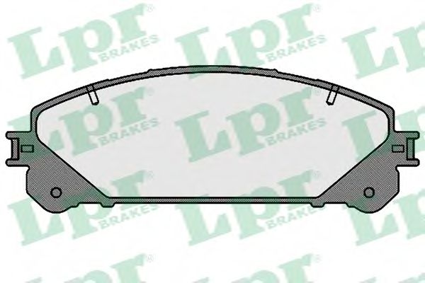 05P1691  LPR - Гальмівні колодки до дисків  арт. 05P1691