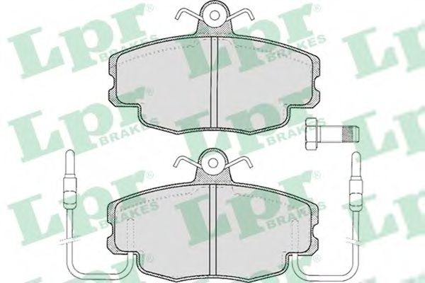 05P220  LPR - Гальмівні колодки до дисків (F, V, з датчиком)  арт. 05P220
