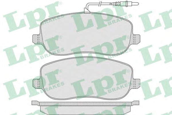 05P831  LPR - Гальмівні колодки до дисків (F, з датчиком)  арт. 05P831