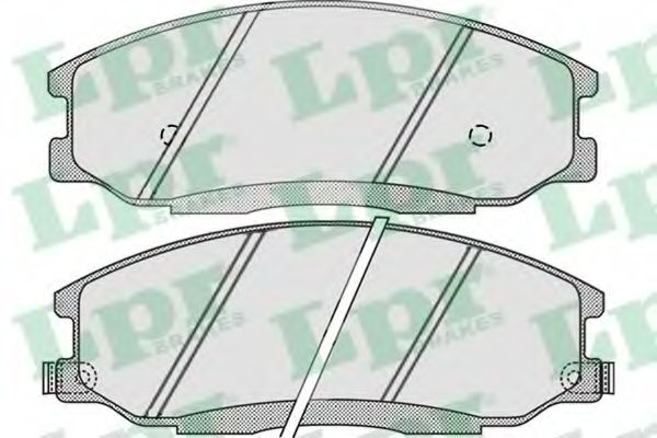 05P860  LPR - Гальмівні колодки до дисків (F, V, з датчиком)  арт. 05P860