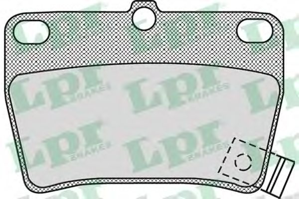 05P997  LPR - Гальмівні колодки до дисків (R)  арт. 05P997