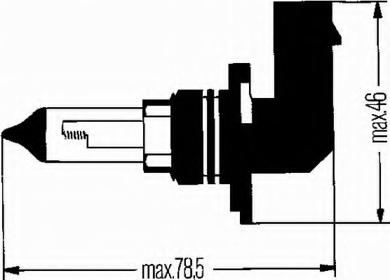 Автолампа HB4 12V 51W P22D HB4  арт. 8GH005636121