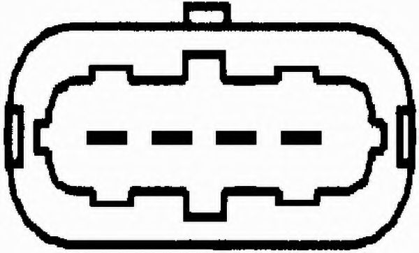 HELLA OPEL витратомір повітря Astra G/H, Omega B, Vectra B/C, 1,8.  арт. 8ET009142031