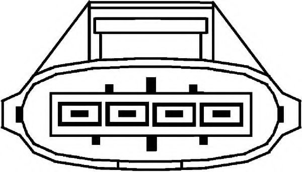 HELLA OPEL Лямбда-зонд Astra G/H, Vectra B/C, Omega B, Corsa C, Zafira  арт. 6PA009166501