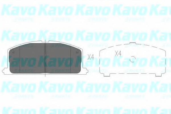 KAVO PARTS TOYOTA гальмівні колодки перед.Carina II,Corolla,Camry, Corona  арт. KBP9109