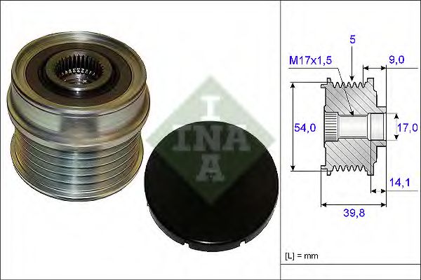 Шків генератора  арт. 535017110