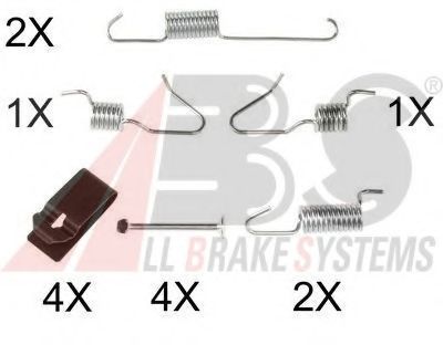 Монтажний к-кт барабанних гальм зад. RAV 4/QASHQAI 06- 170х32  арт. 0898Q