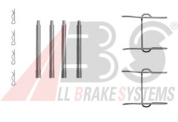 Монтажний к-кт гальм. колодок MB V-CLASS; PEUGEOT 406, 605, 607 (вир-во ABS)  арт. 1149Q