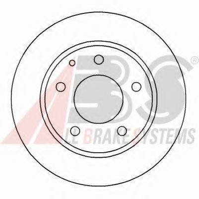 Гальмівний диск задн. 626/Capella/MX6/Probe/Telstar (91-21)  арт. 16090