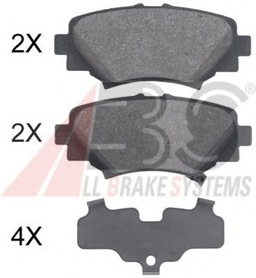 Гальмівні колодки зад. Mazda 3 16-  арт. 35032