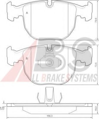 Гальмівні колодки пер. BMW 5(E39)/7(E38) 96-04 (Teves) LPR арт. 36961