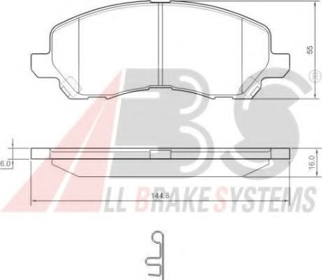 Гальмівні колодки пер. Lancer VIII/Outlander II/Peugeot 4008 08-  арт. 37202