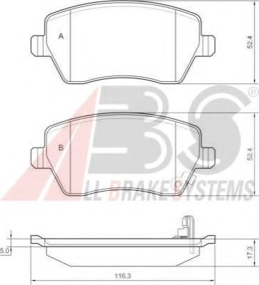 Гальмівні колодки пер. Suzuki Swift 05- (TRW) JAPANPARTS арт. 37478