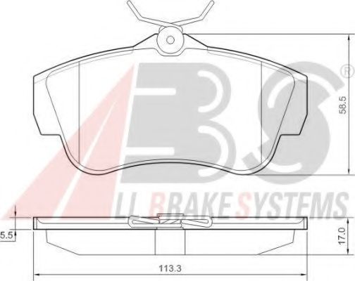 Гальмівні колодки зад. Scudo/Expert 07-  арт. 37590