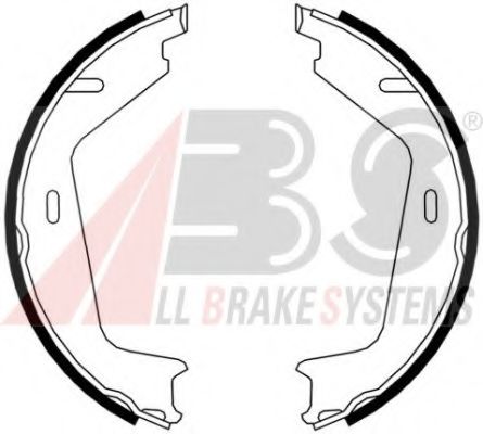 Колодки ручного гальма Volvo S80 99-/ V70 97-11/ XC70 97- / XC90 02-14 (TRW)  арт. 9071
