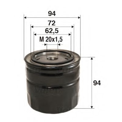 Фільтр масляний FEBIBILSTEIN арт. 586026
