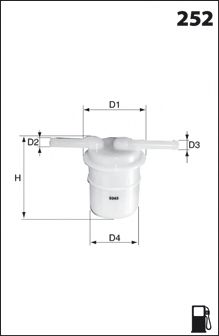 ELE3585 Фільтр палива ( аналогWF8141/KL107) MEAT & DORIA арт. ELE3585
